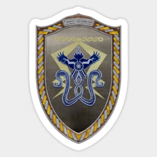 Stormfront (Shield Gold and silver Celtic Rope) Sticker